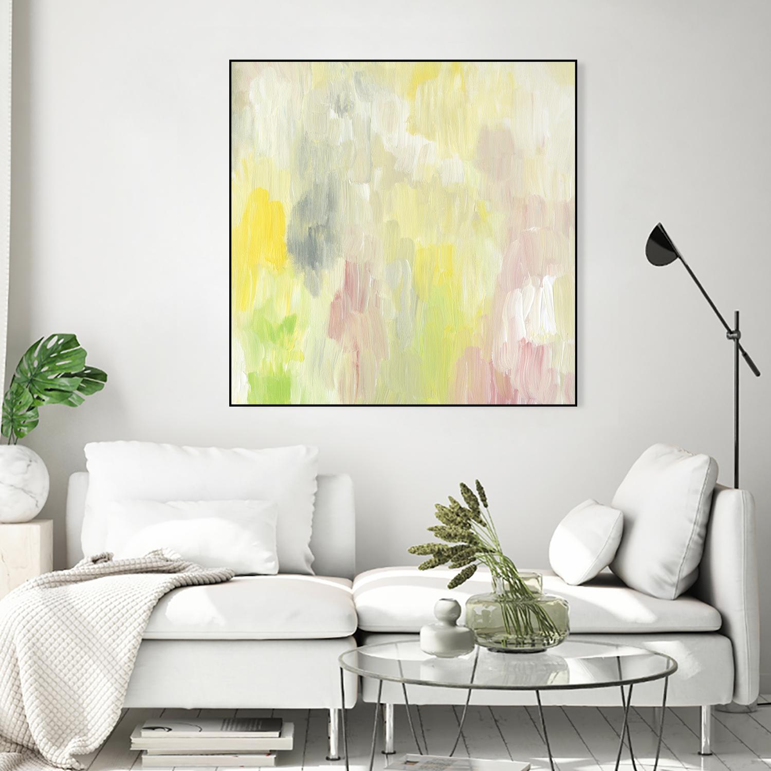 Buoyant Awakening II by Lisa Choate on GIANT ART - pink abstract