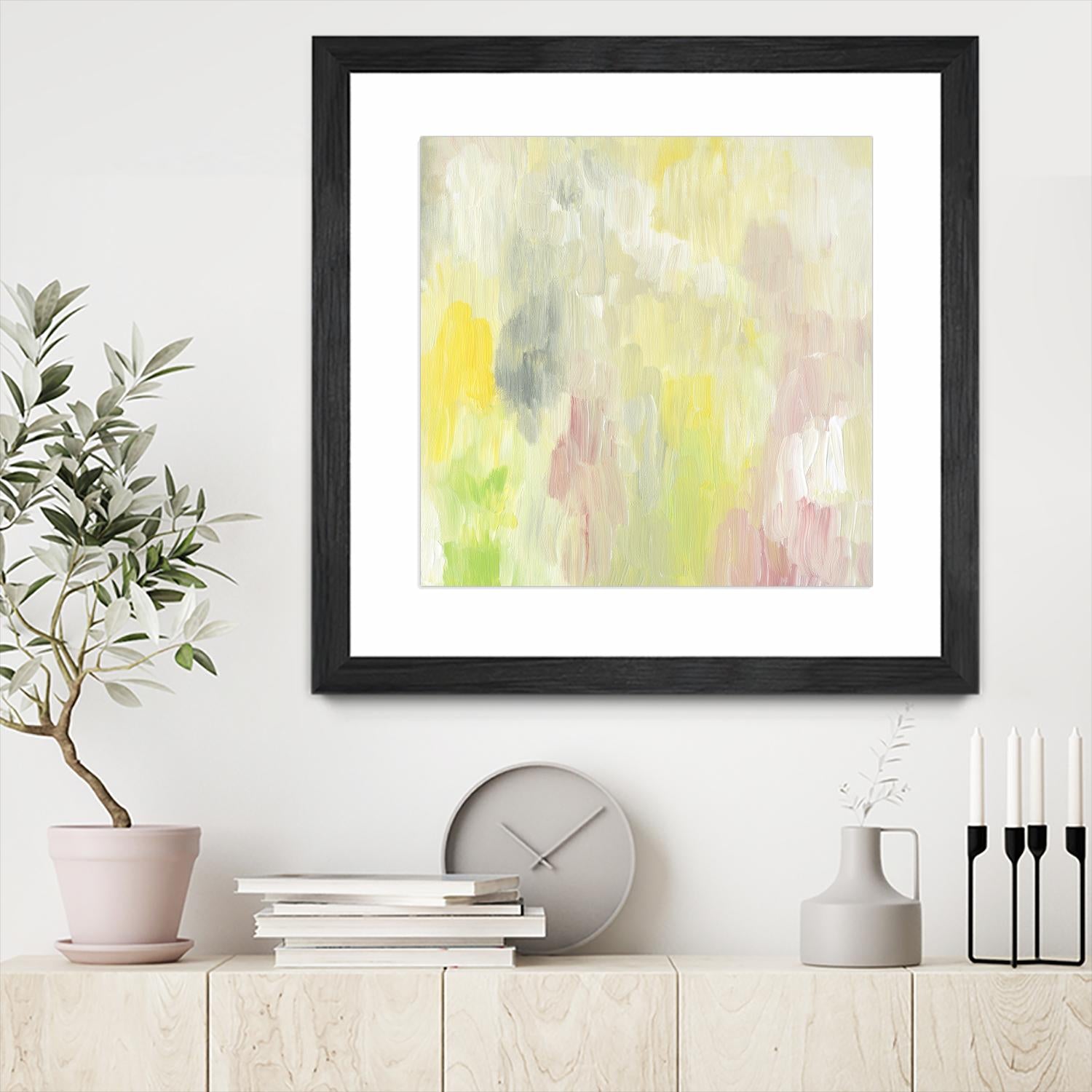 Buoyant Awakening II by Lisa Choate on GIANT ART - pink abstract