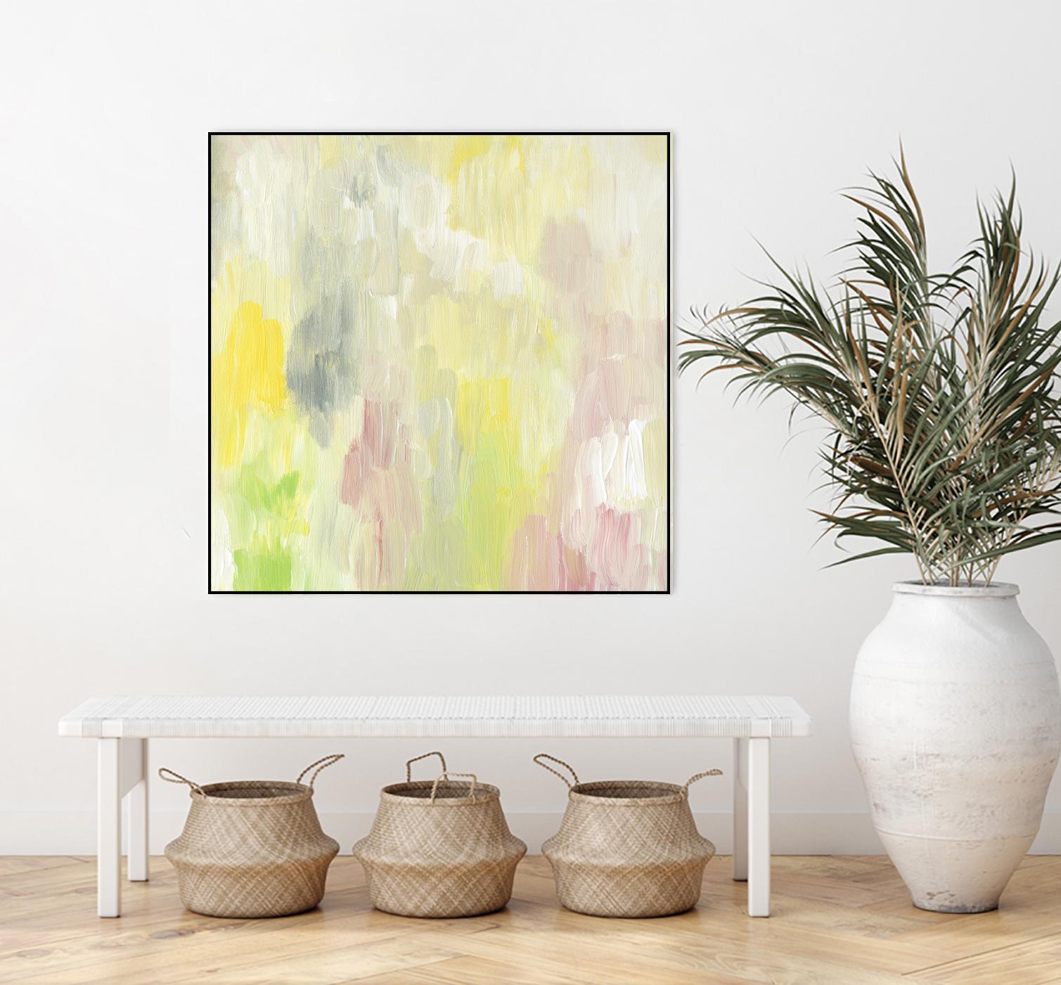 Buoyant Awakening II by Lisa Choate on GIANT ART - pink abstract