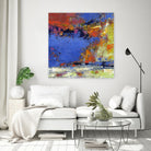 New England Autumn by Janet Bothne on GIANT ART - blue abstract