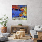 New England Autumn by Janet Bothne on GIANT ART - blue abstract