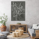 Vertices I by Ethan Harper on GIANT ART - white abstract