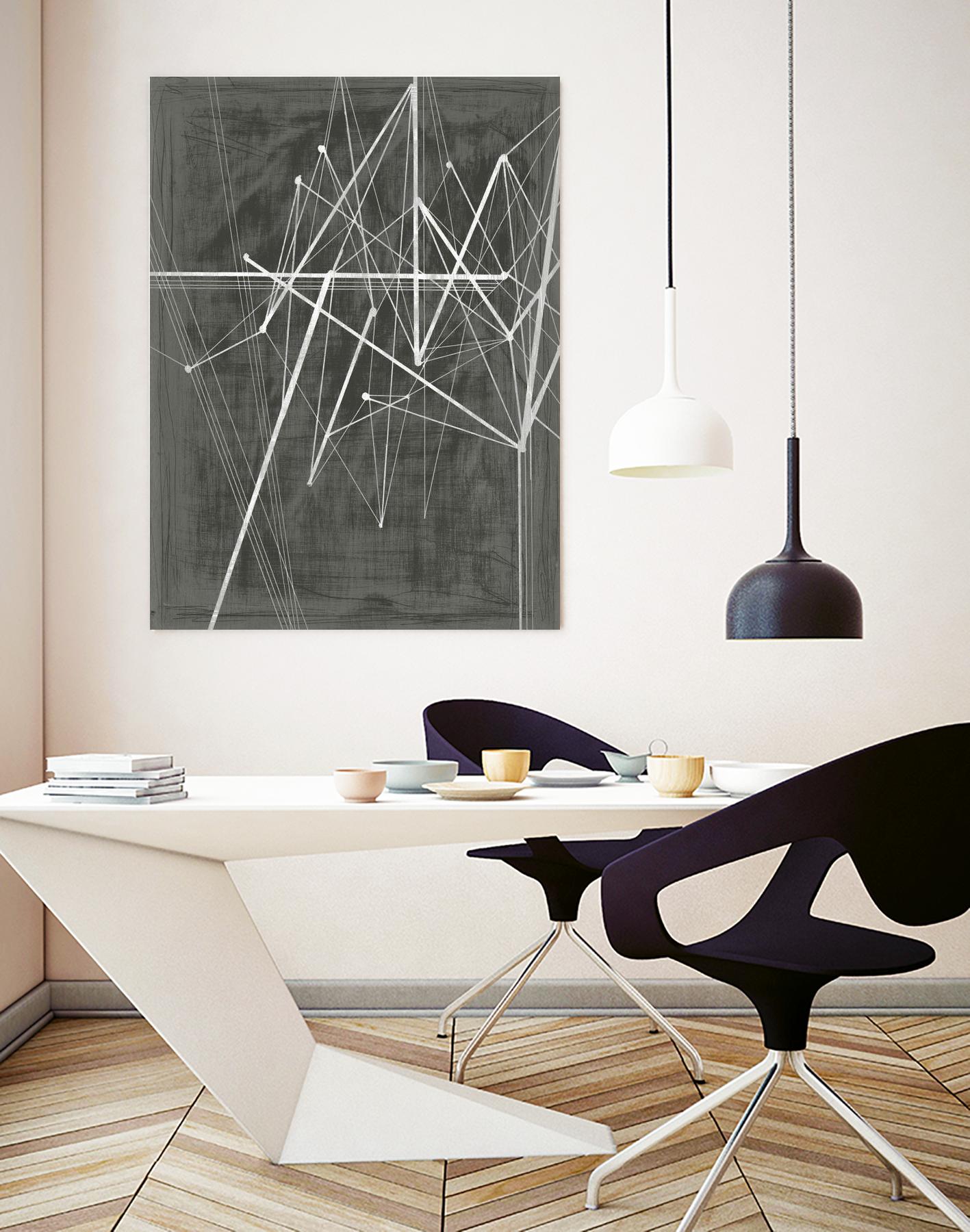 Vertices II by Ethan Harper on GIANT ART - white shapes geometrical