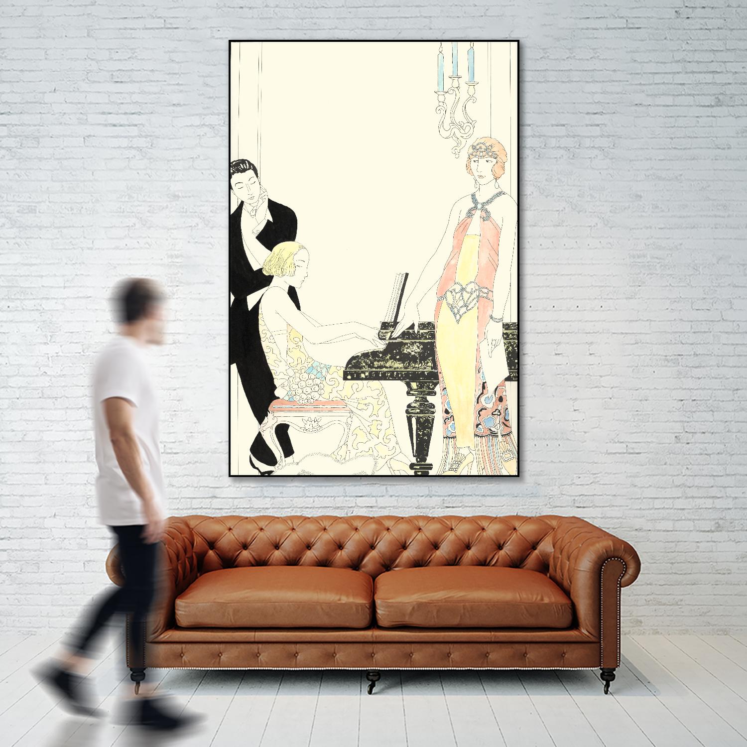 Arte Deco Fashion I by Unknown on GIANT ART - fashion