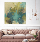Blue Monday I by June Erica Vess on GIANT ART - green abstract