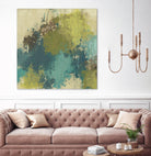 Blue Monday II by June Erica Vess on GIANT ART - green abstract