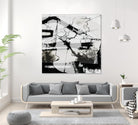 In Motion III by Jennifer Goldberger on GIANT ART - black abstract