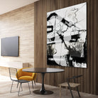 In Motion III by Jennifer Goldberger on GIANT ART - black abstract
