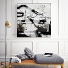 In Motion III by Jennifer Goldberger on GIANT ART - black abstract