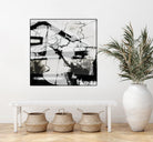 In Motion III by Jennifer Goldberger on GIANT ART - black abstract