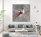 Paint Swirl I by James Burghardt on GIANT ART - red abstract