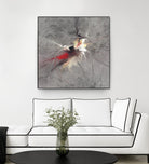 Paint Swirl I by James Burghardt on GIANT ART - red abstract