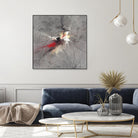Paint Swirl I by James Burghardt on GIANT ART - red abstract