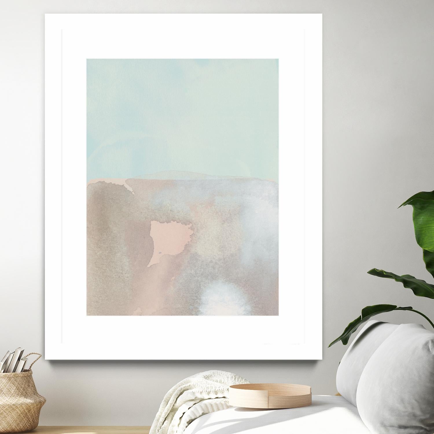 Tide Pools II by Grace Popp on GIANT ART - blue abstract