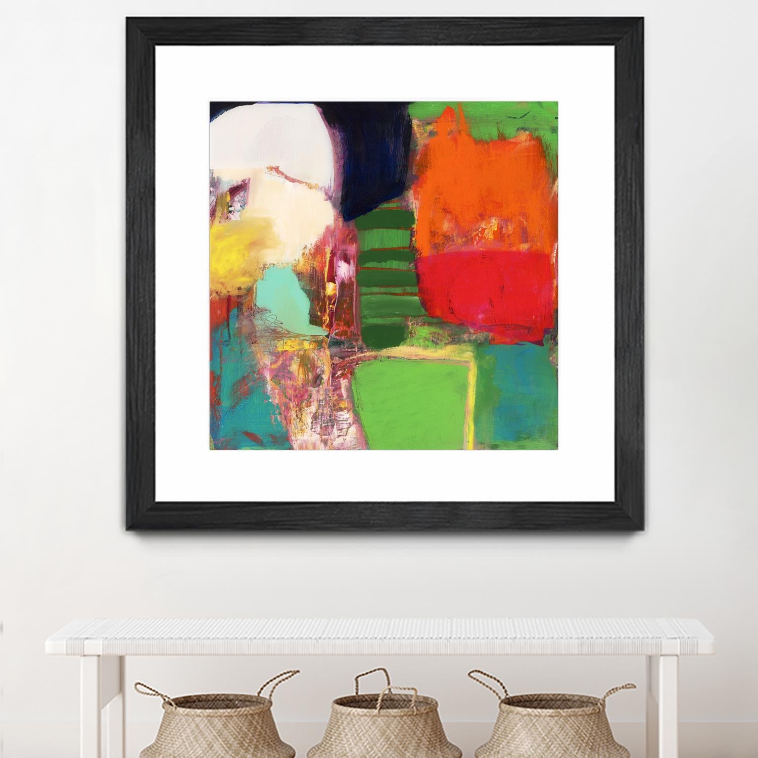 Heart Chambers by Jodi Fuchs on GIANT ART - green abstract