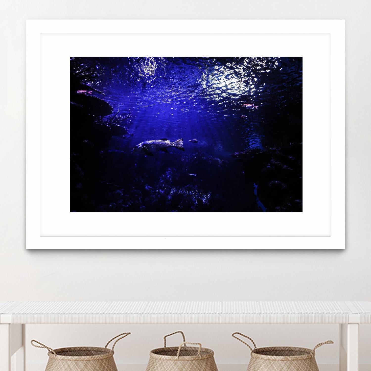 Dark Ocean by Pexels on GIANT ART - black sea scene