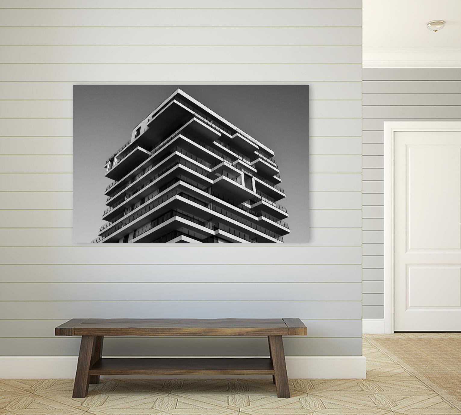 Architectural tower by Pexels on GIANT ART - white architectural