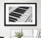 Vintage piano by Pexels on GIANT ART - white leisure