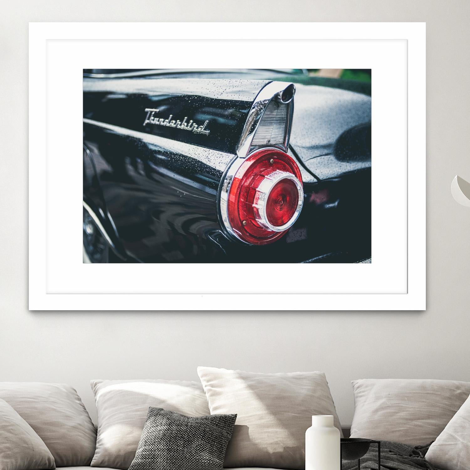 Thunderbird by Pexels on GIANT ART - red vehicle