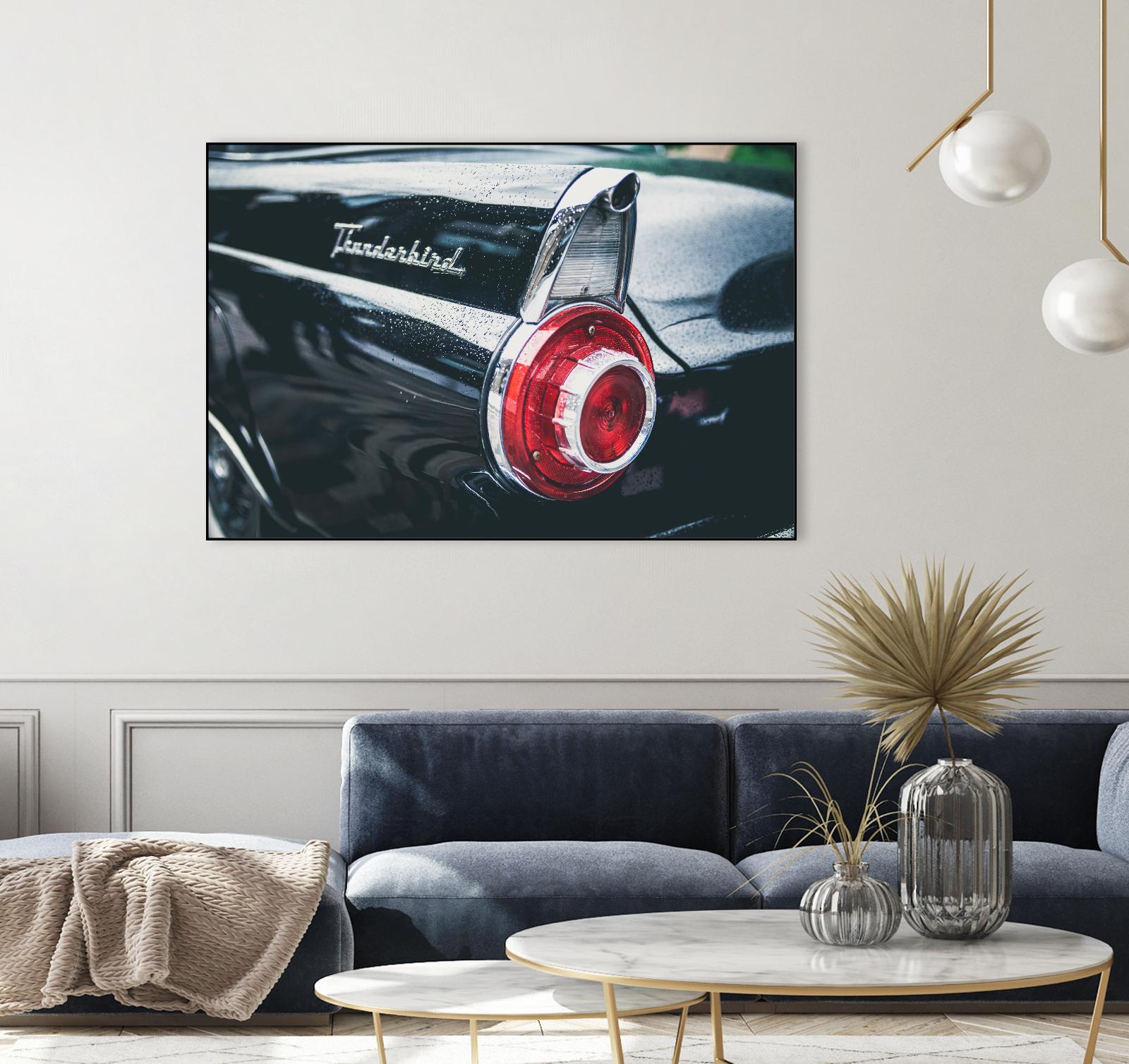 Thunderbird by Pexels on GIANT ART - red vehicle