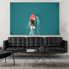 Boat by Pexels on GIANT ART - red nautical
