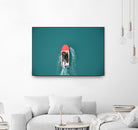 Boat by Pexels on GIANT ART - red nautical