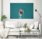 Boat by Pexels on GIANT ART - red nautical