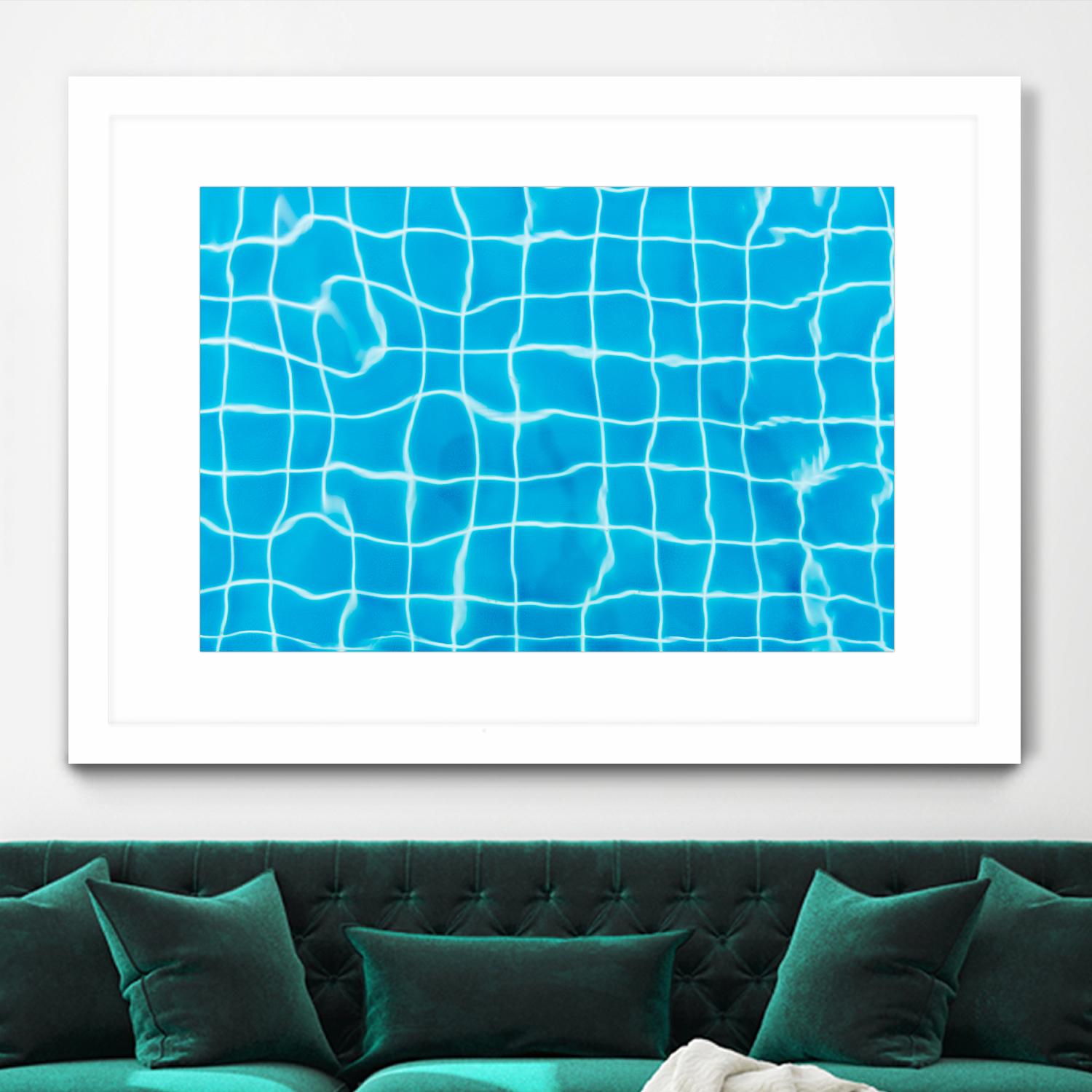 Pool lines by Pexels on GIANT ART - white leisure pool