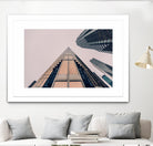 Skyline view by Pexels on GIANT ART - pink city scene