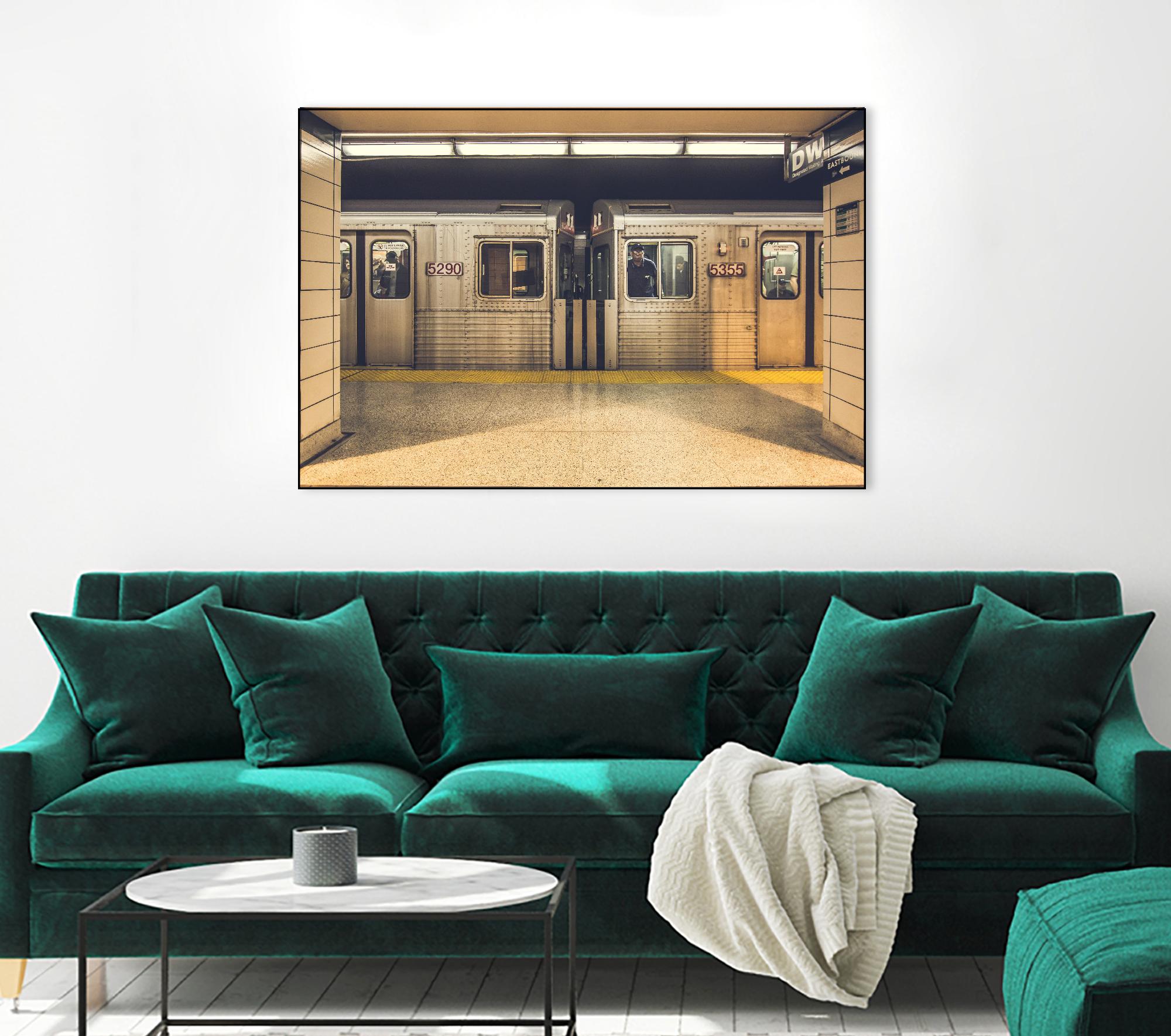 Metro by Pexels on GIANT ART - silver everyday life