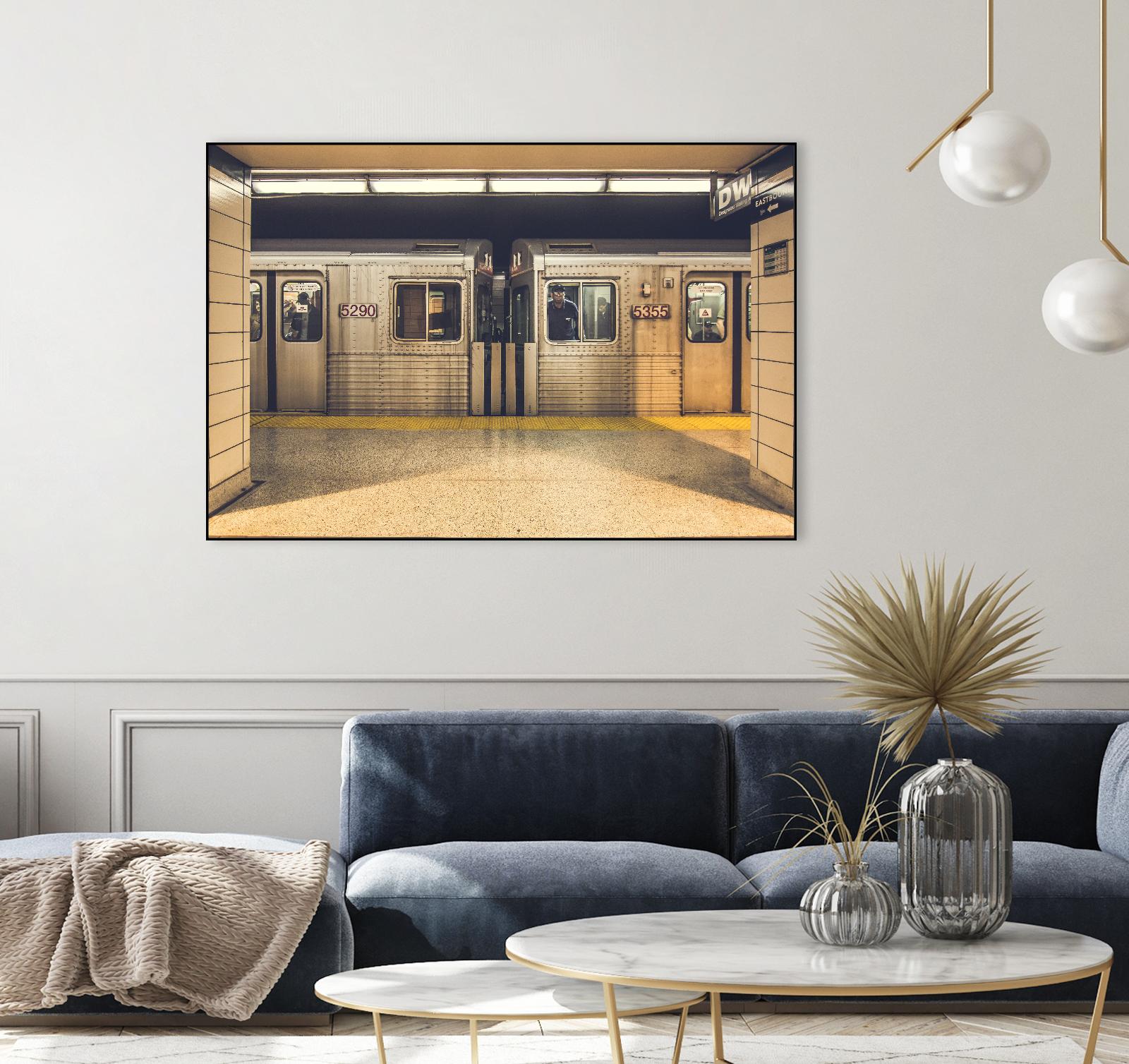 Metro by Pexels on GIANT ART - silver everyday life