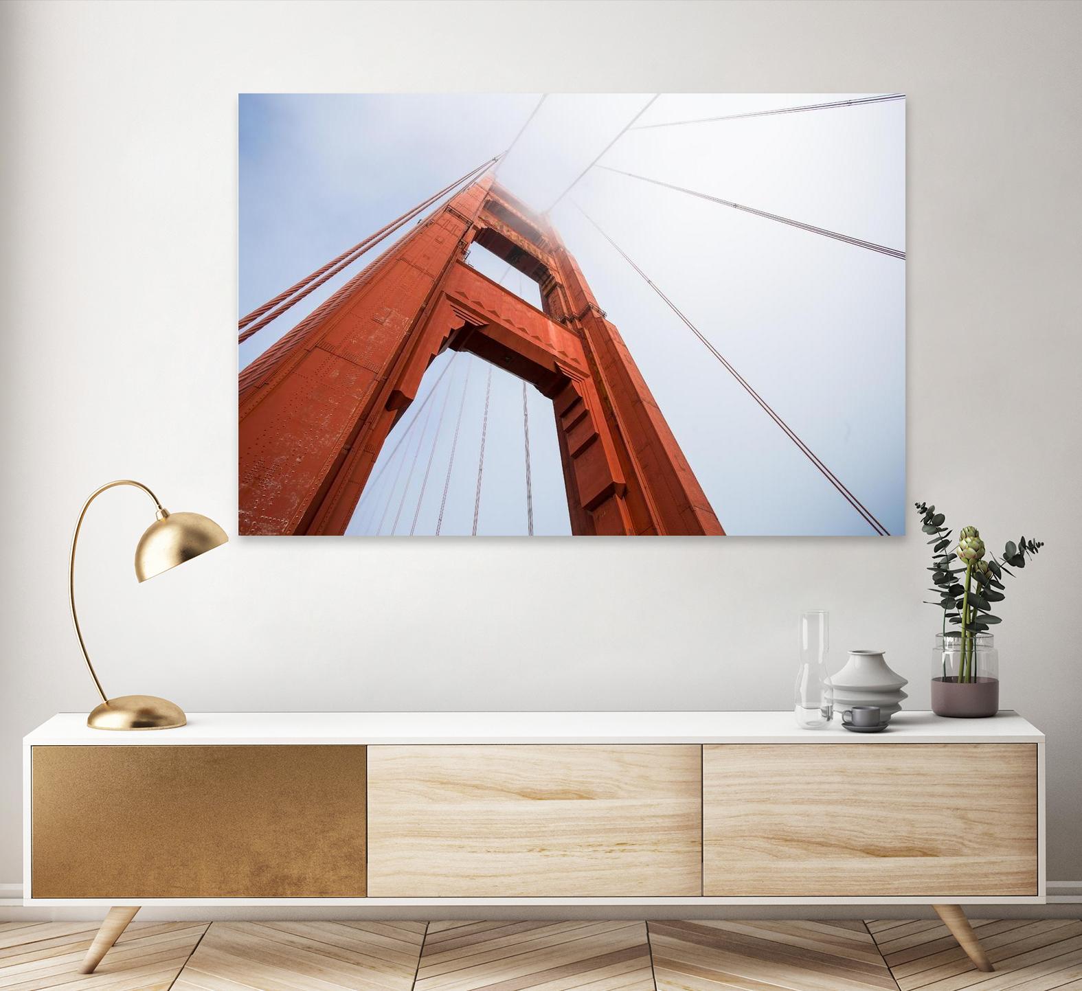 Bridge view by Pexels on GIANT ART - red architectural