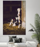 Siblings by Pexels on GIANT ART - yellow animals