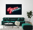 Open 24 hours by Pexels on GIANT ART - black photo art
