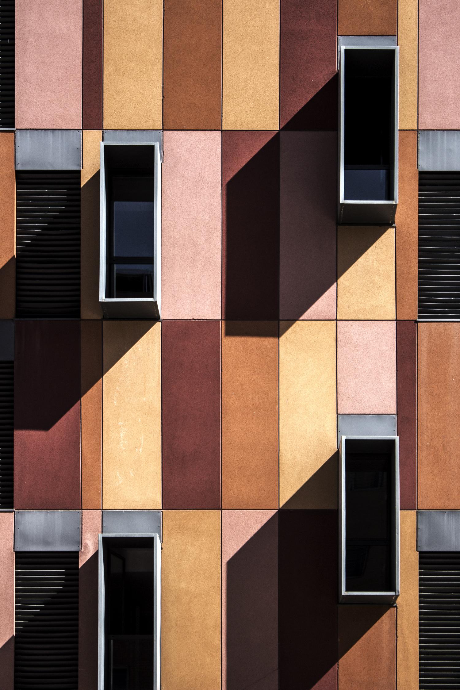 Façade IX by Pexels on GIANT ART - black architectural