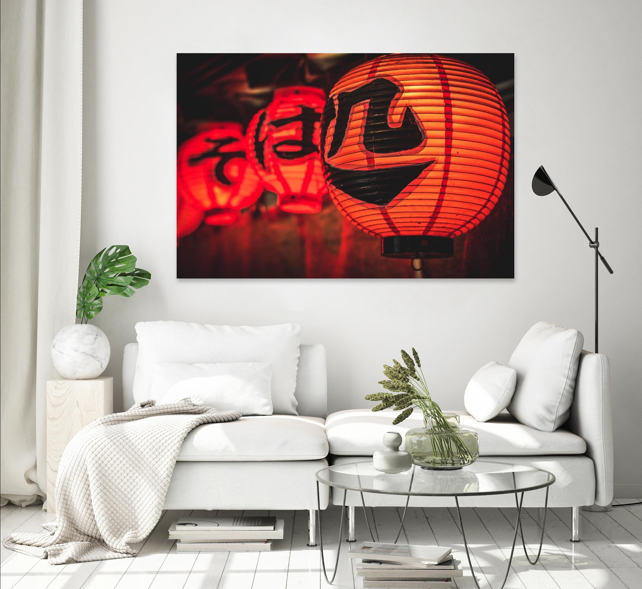 Chinese lanterns by Pexels on GIANT ART - black photo art