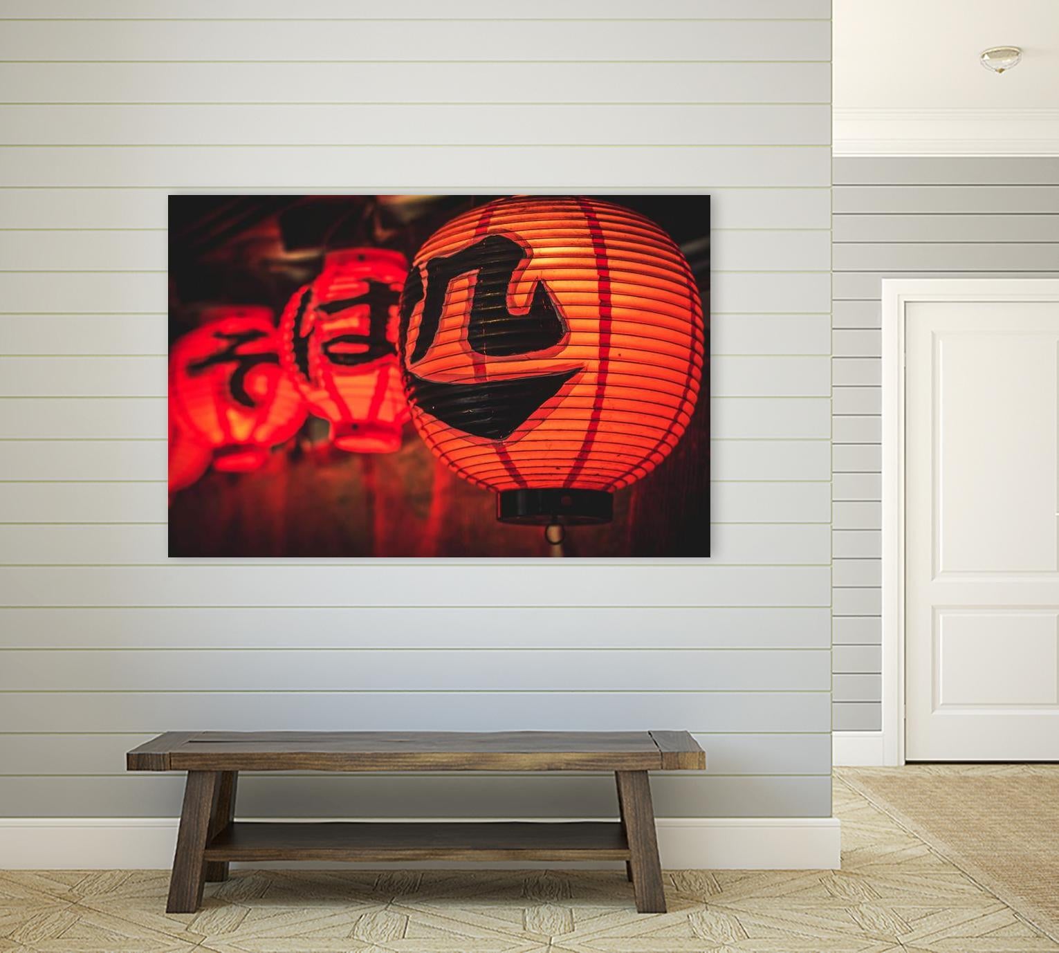 Chinese lanterns by Pexels on GIANT ART - black photo art