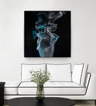 Blue smoke by Pexels on GIANT ART - blue photo art