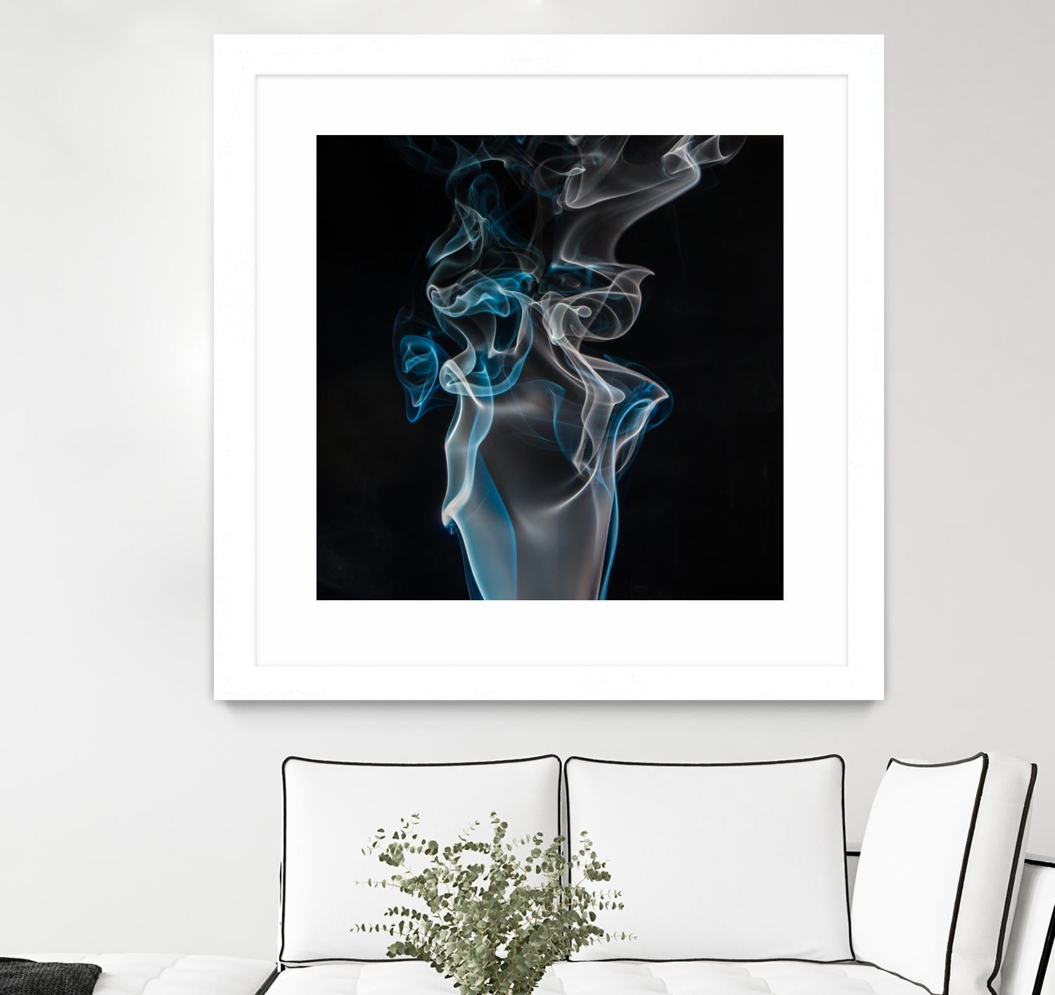 Blue smoke by Pexels on GIANT ART - blue photo art