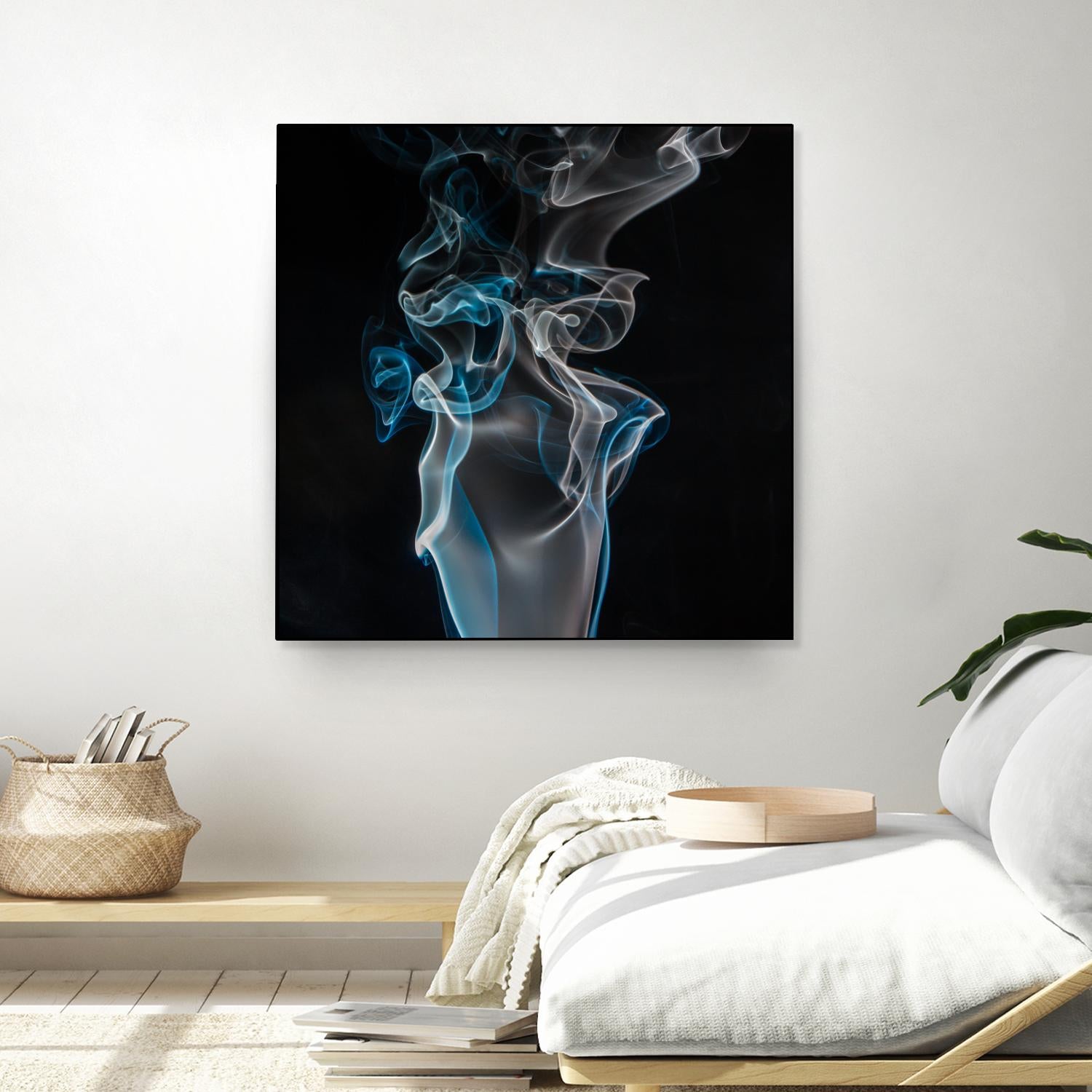 Blue smoke by Pexels on GIANT ART - blue photo art