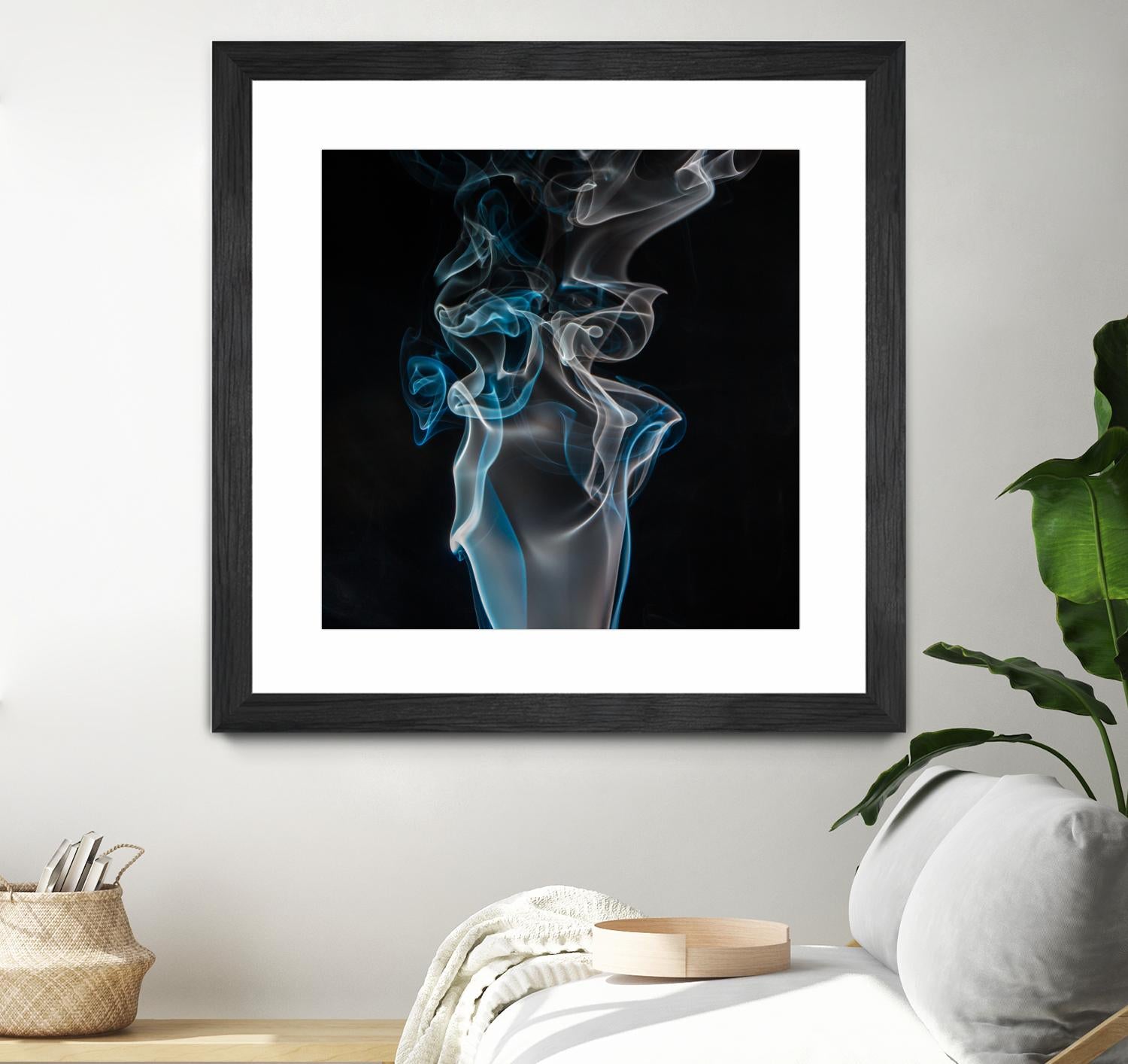 Blue smoke by Pexels on GIANT ART - blue photo art