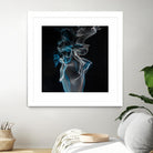 Blue smoke by Pexels on GIANT ART - blue photo art