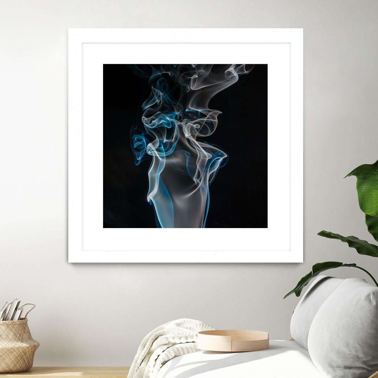 Blue smoke by Pexels on GIANT ART - blue photo art