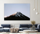 Snow on top by Pexels on GIANT ART - black landscape