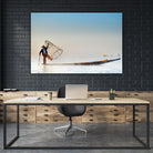 Fishing by Pexels on GIANT ART - white sea scene