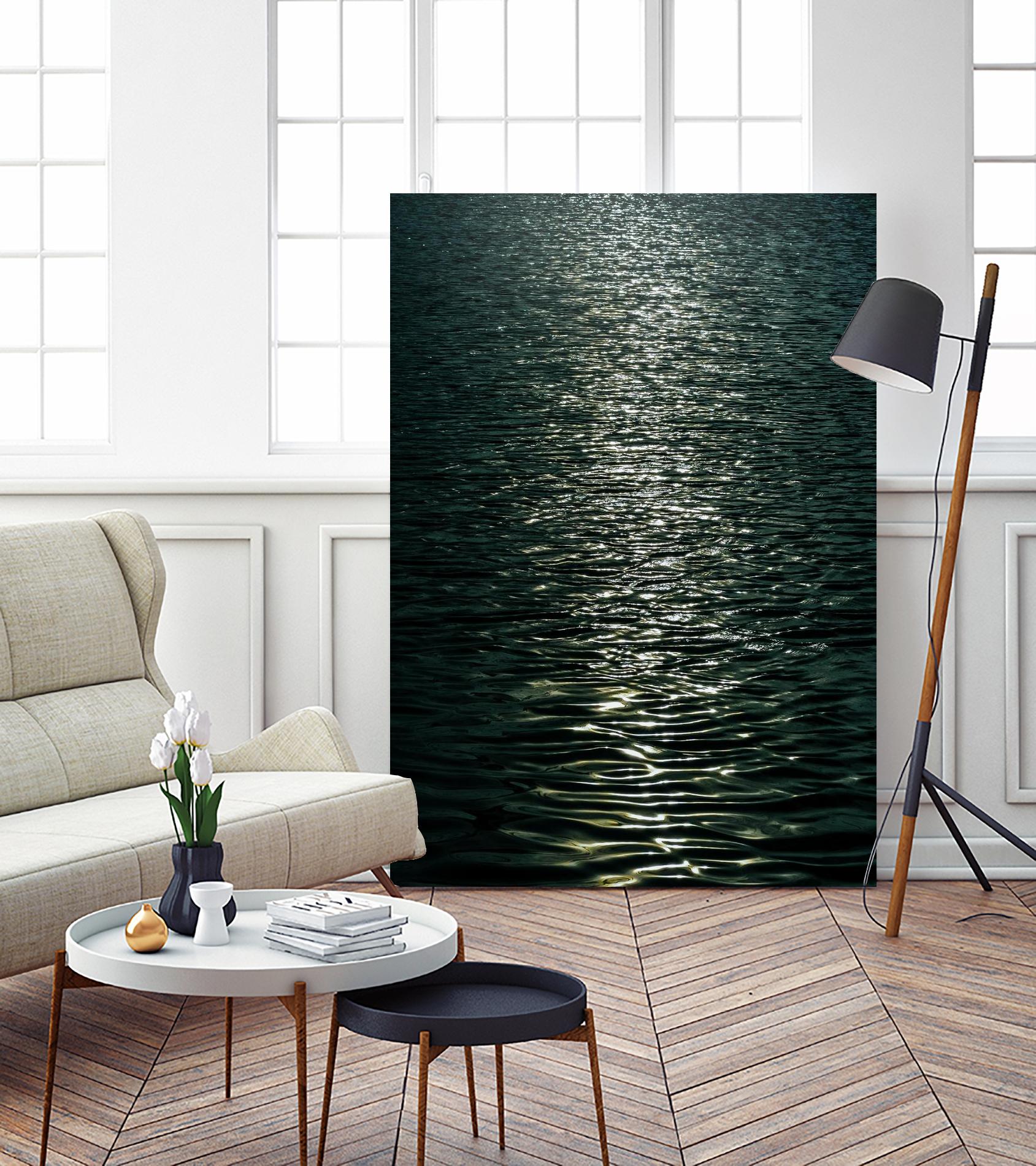 Moon light by Pexels on GIANT ART - black sea scene