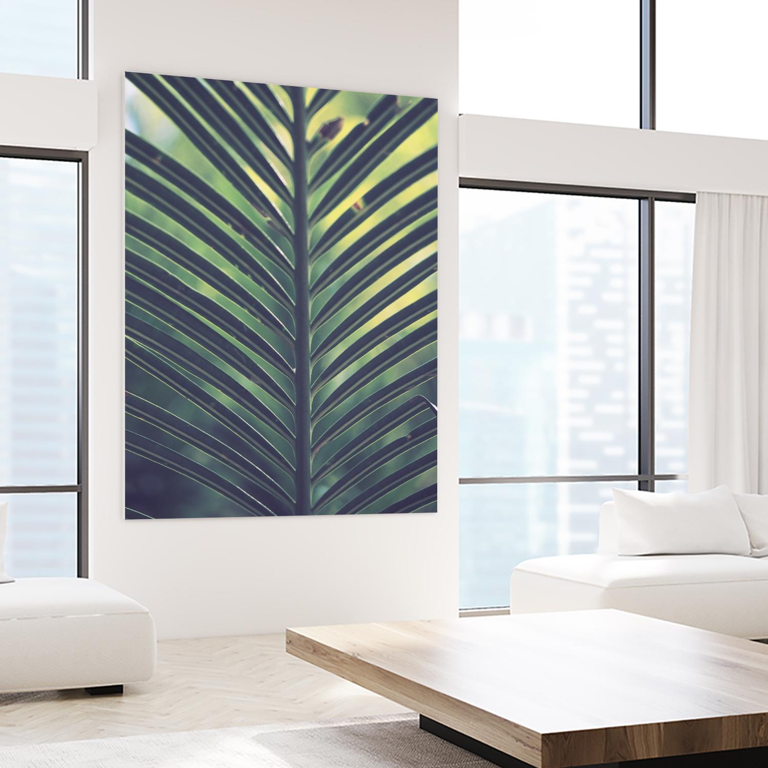 Leaf by Pexels on GIANT ART - yellow tropical