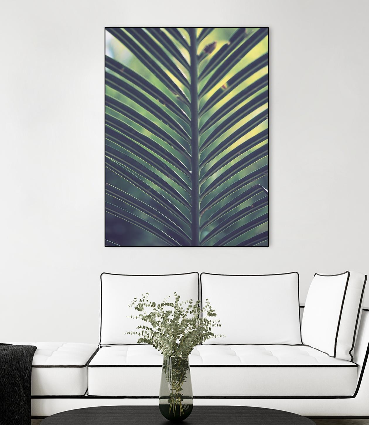 Leaf by Pexels on GIANT ART - yellow tropical