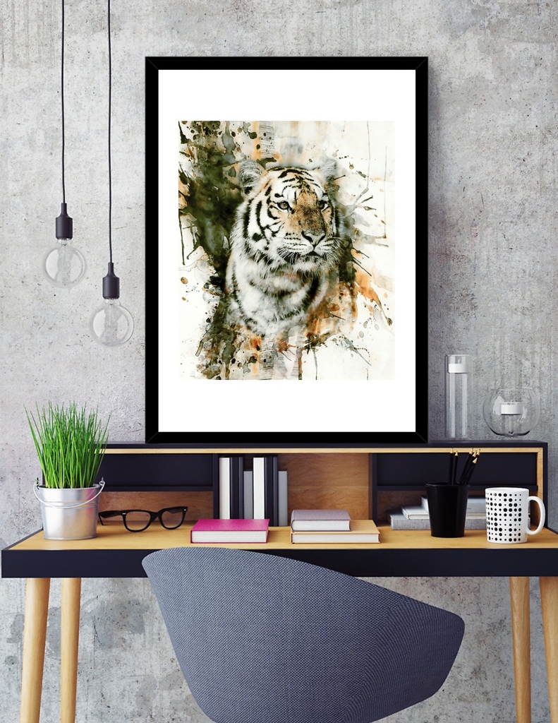 «Tiger» Art Print by RIZA PEKER | Curioos