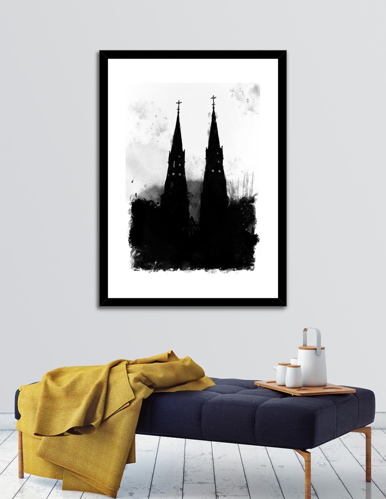 «Uppsala Domkyrka» Art Print by Daniel Jernberg | Curioos